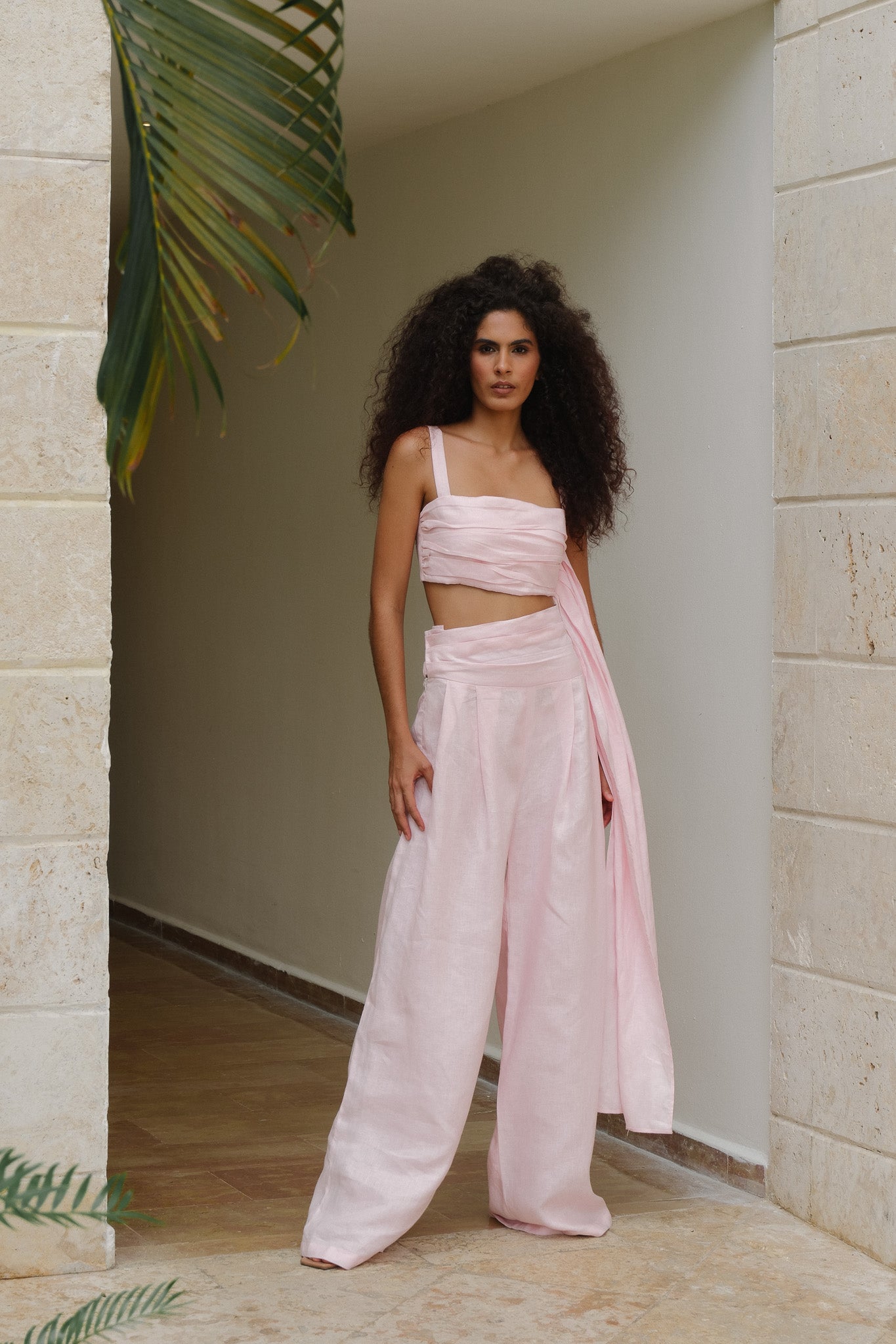 Draped Crop Top