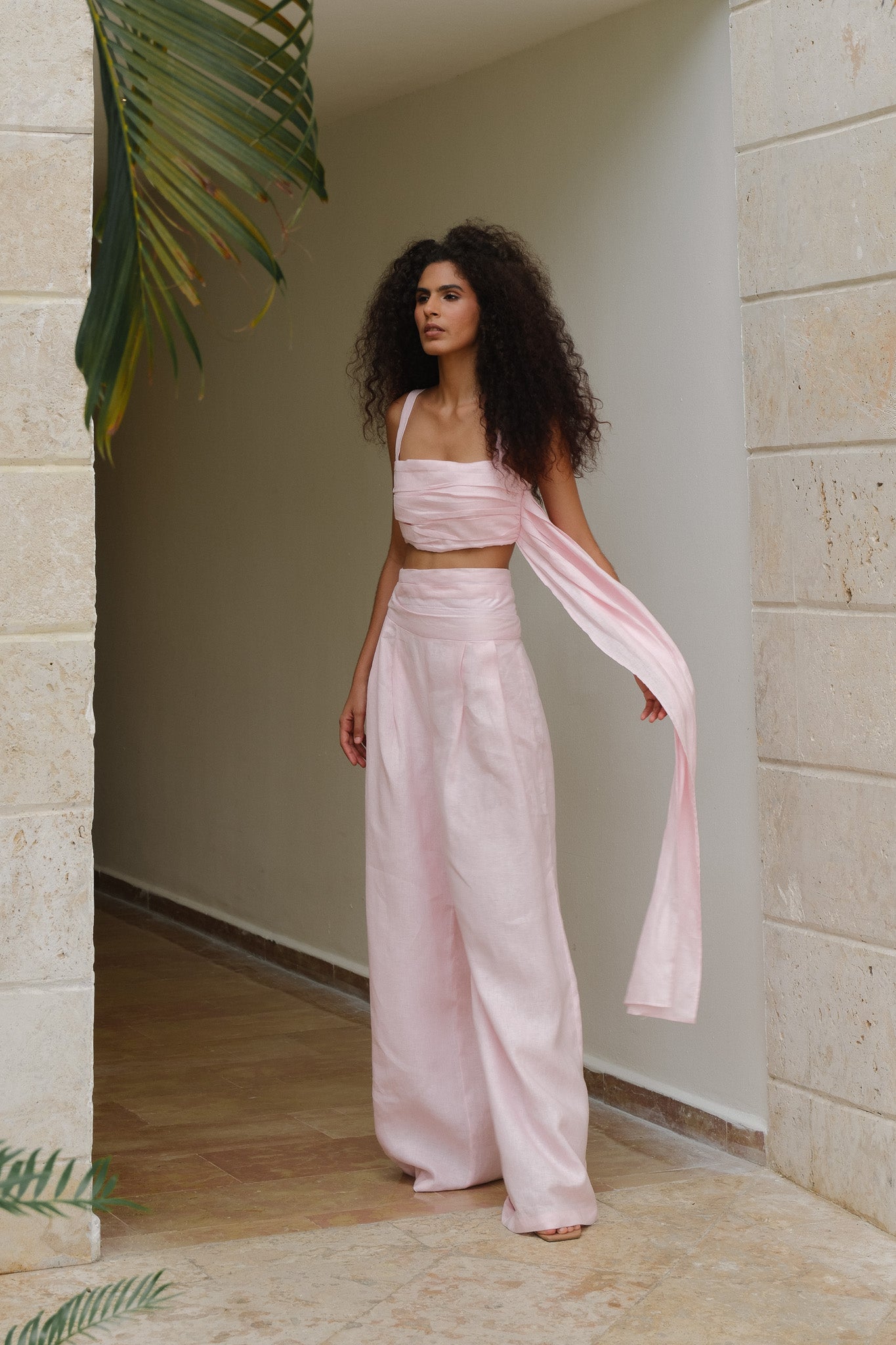 Draped Crop Top