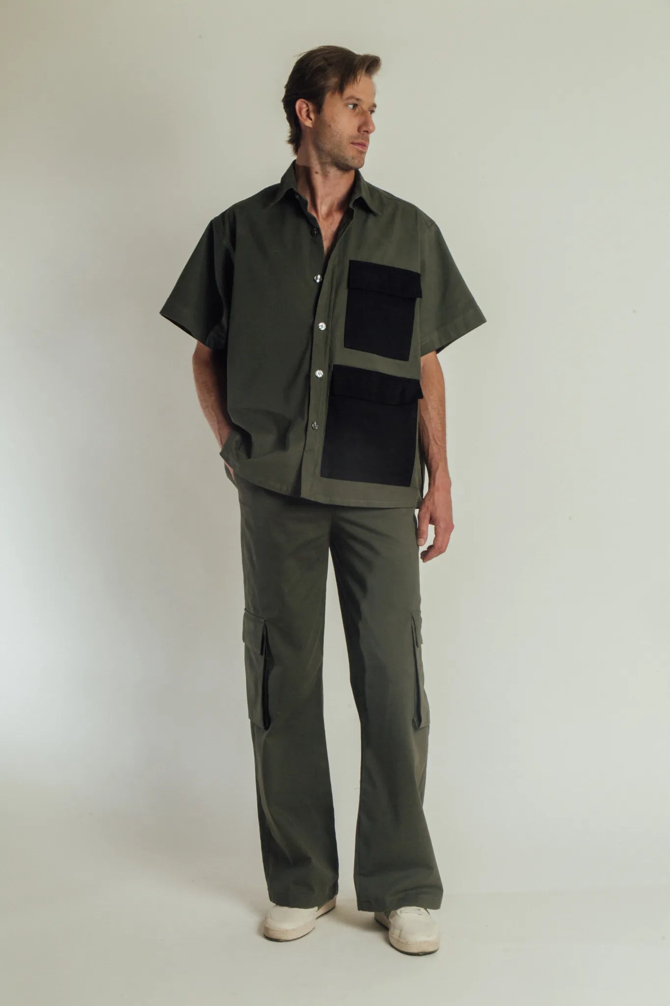 Oversized Pocket Box Shirt