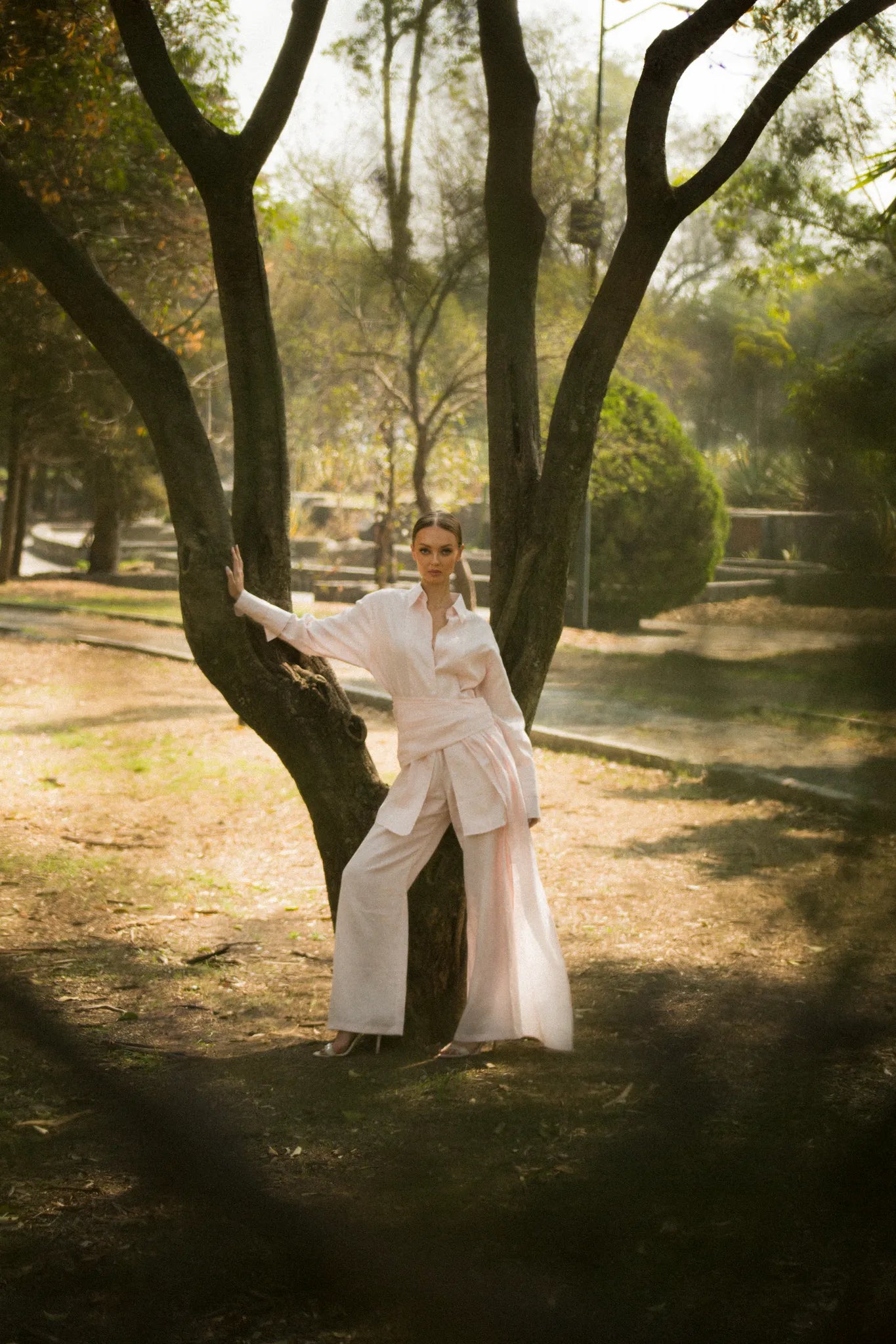 Le Paradis Draped Trousers