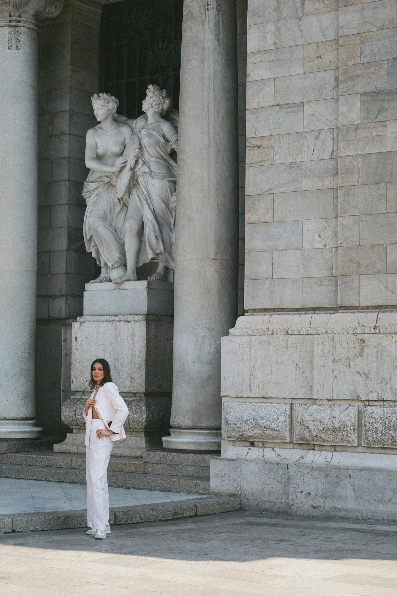 Le Paradis Draped Trousers