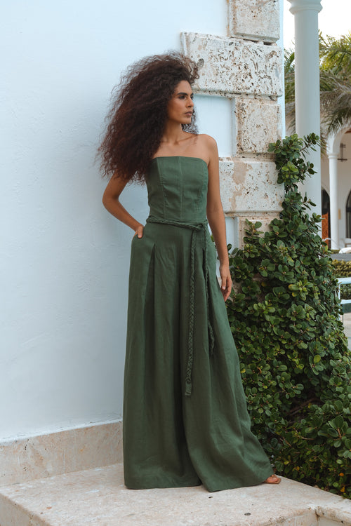 Claudia Strapless Jumpsuit