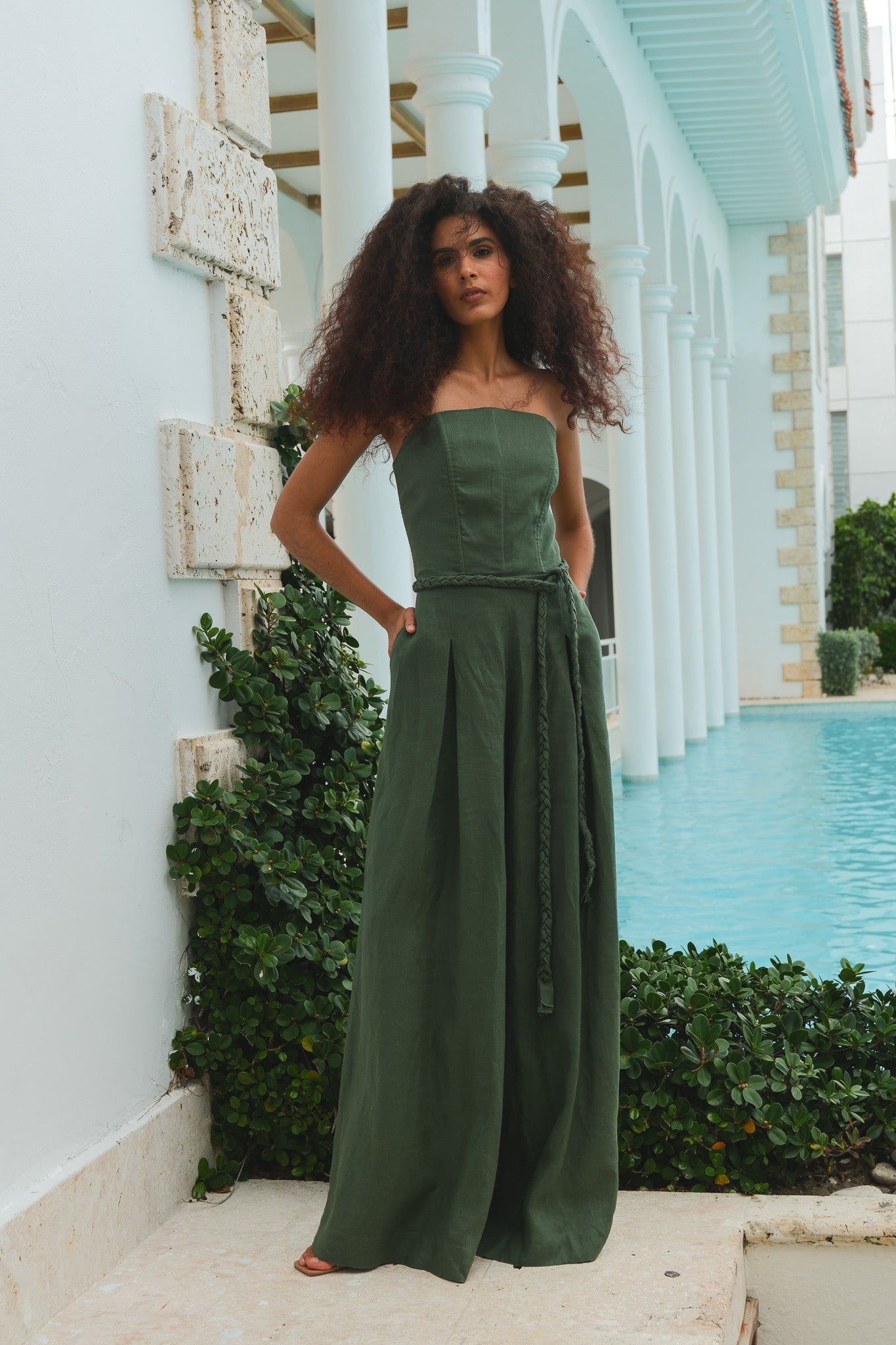 Claudia strapless Jumpsuit