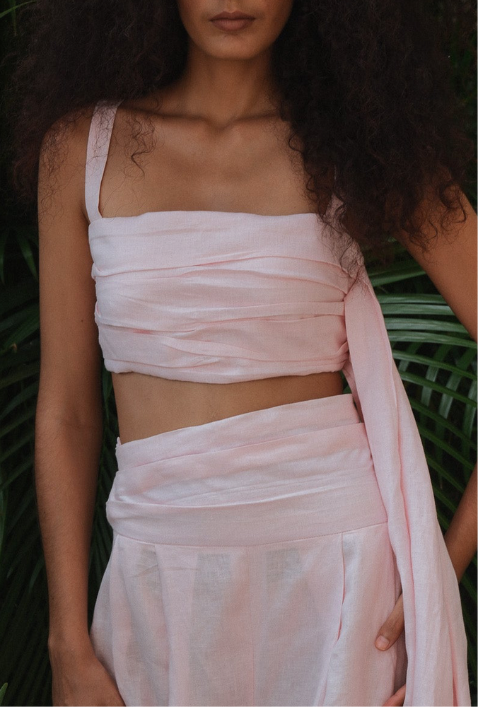 Draped Crop Top
