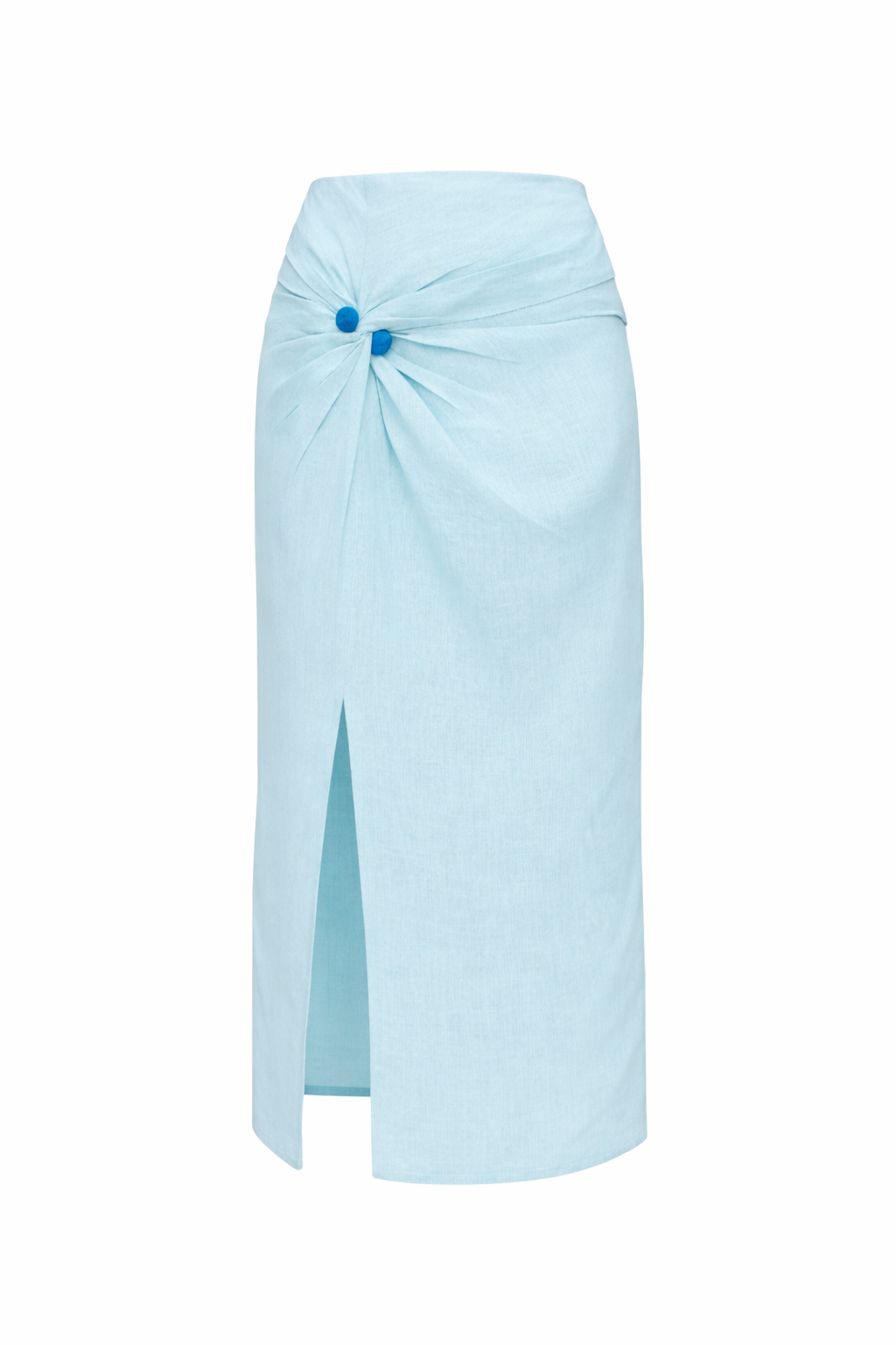 Wave Midi Skirt with Beads