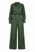 Triangle Linen Tux Shirt Set