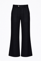 JC Boot-Cut Linen Trousers