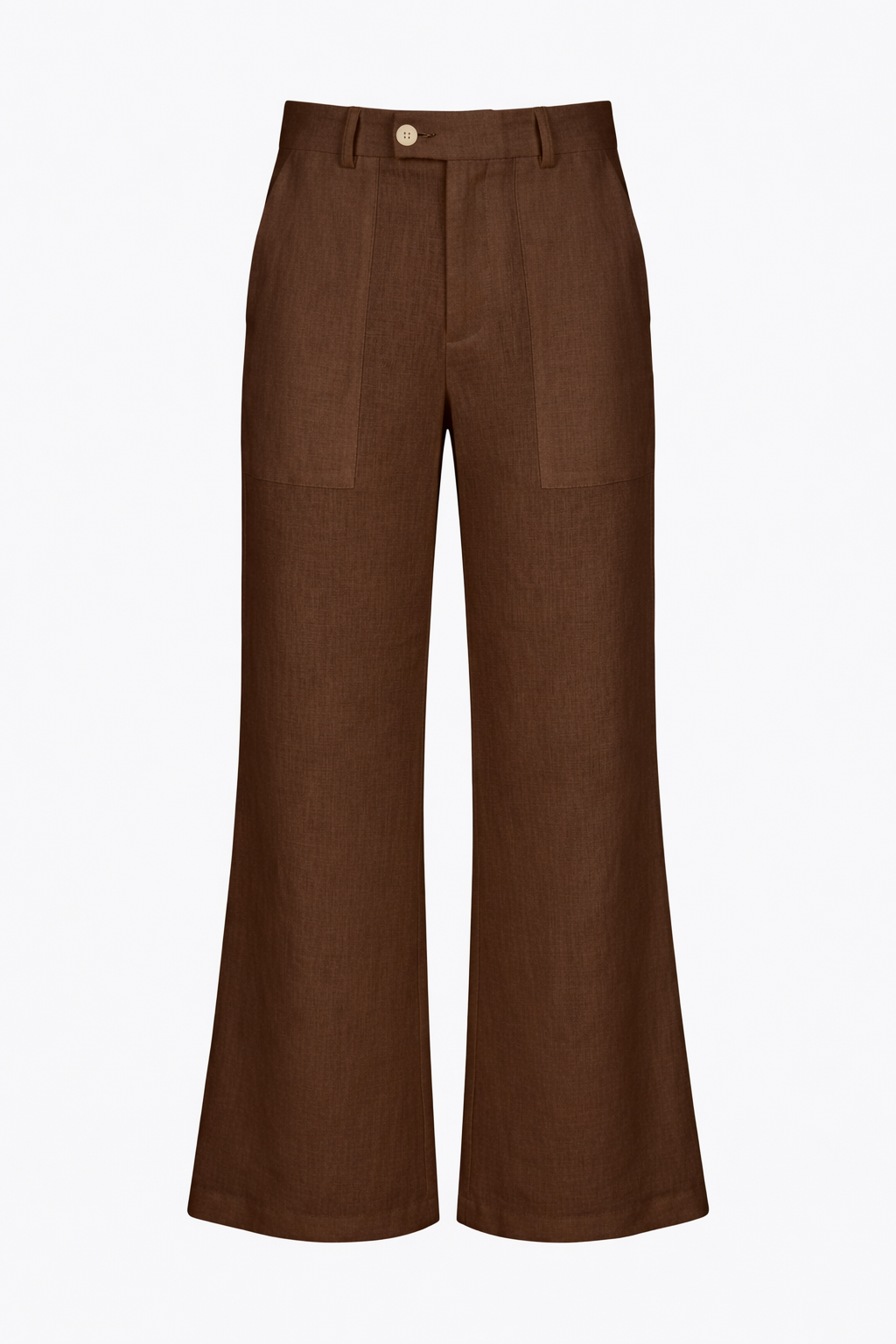 JC Boot-Cut Linen Trousers