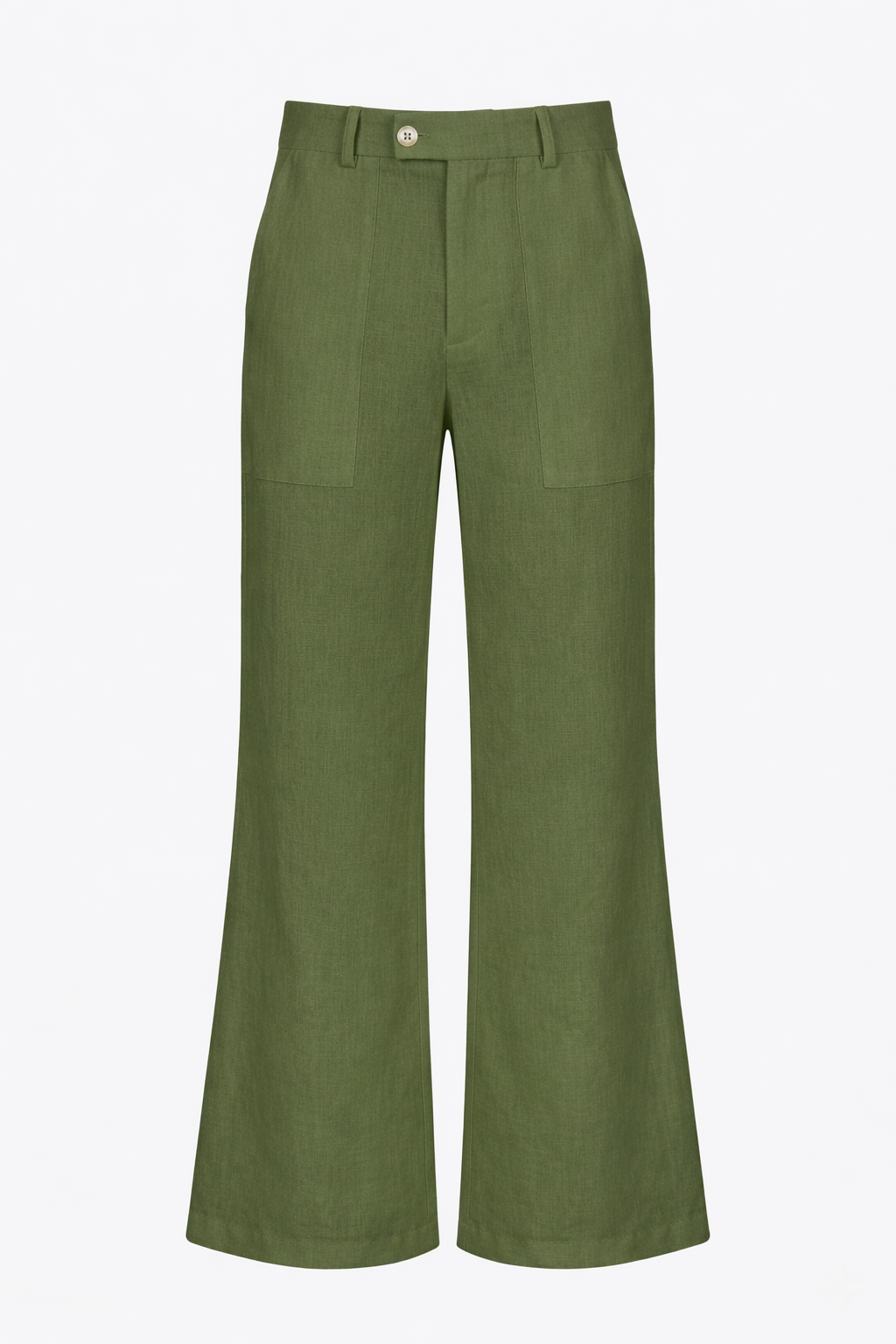 JC Boot-Cut Linen Trousers