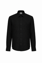 Triangle Tux Pleated Shirt