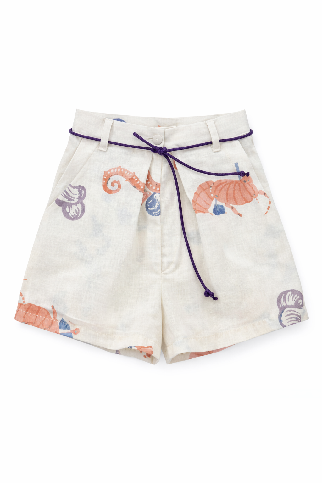 Linen Drawstrings Short