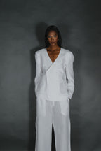 Cala JCL V-Neck Linen Suit