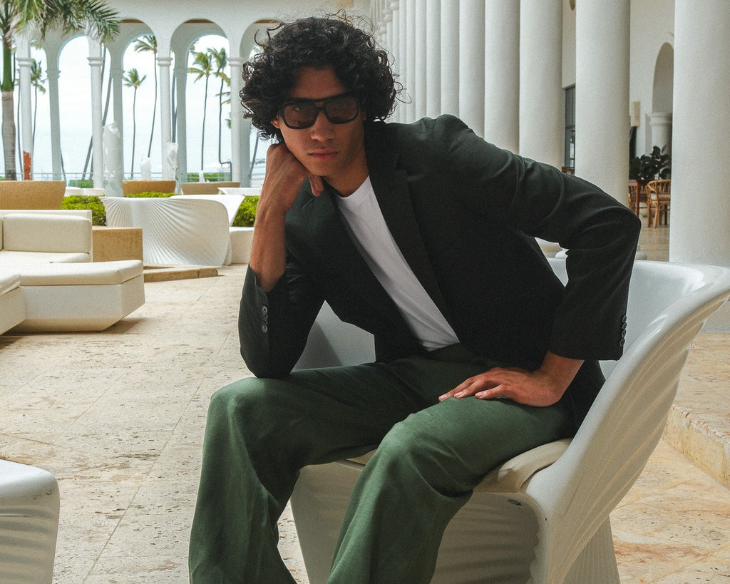 Triple Pocket Casual Linen Blazer