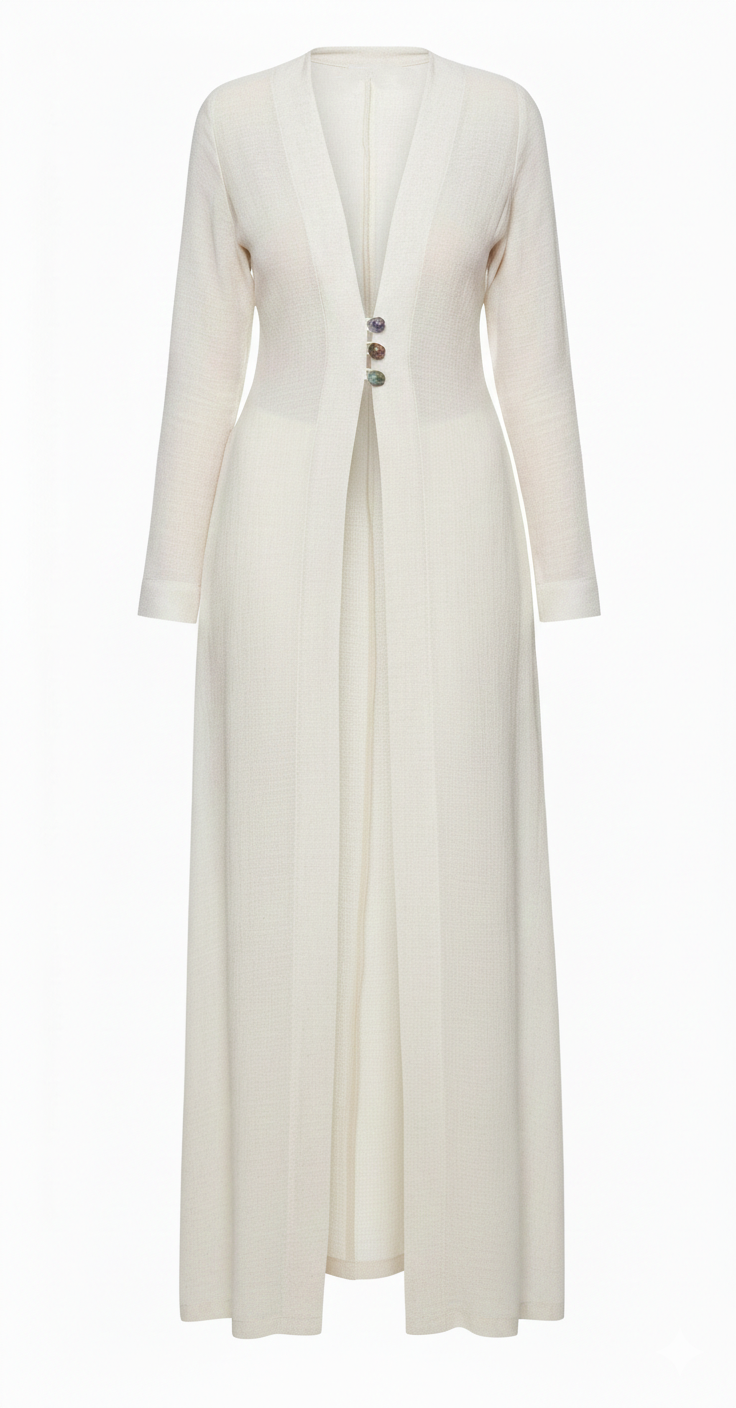 Long Sleeve Cape with Beads
