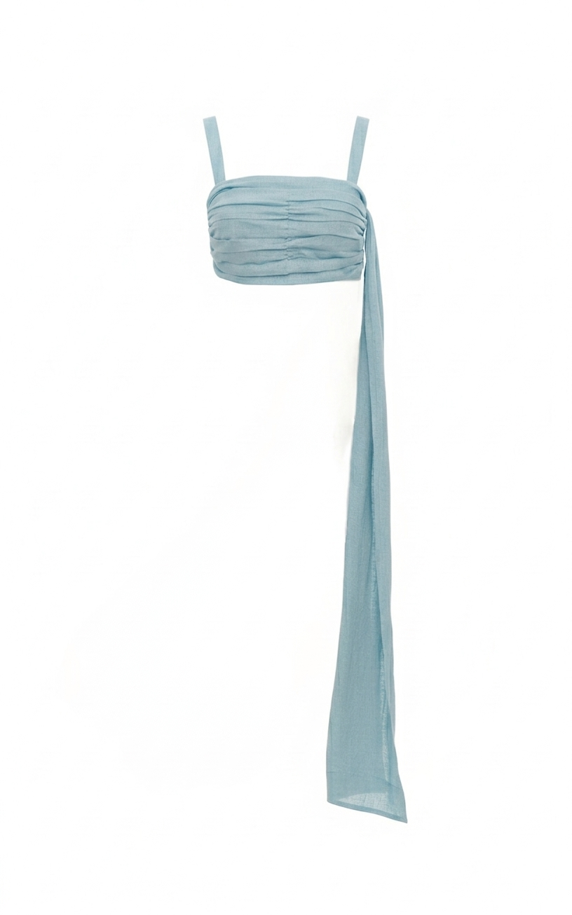Draped Crop Top