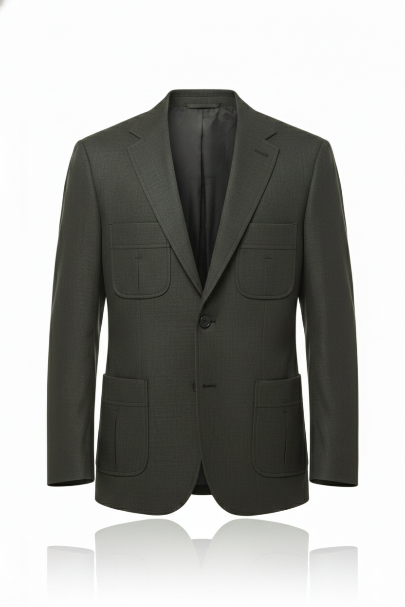 Triple Pocket Casual Linen Blazer