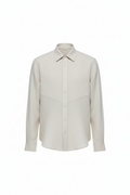Triangle Tux Pleated Shirt
