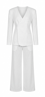Cala JCL V-Neck Linen Suit