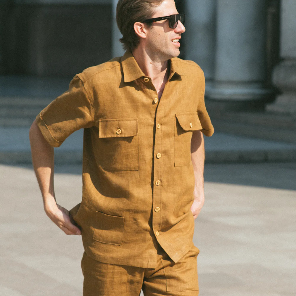 
                      
                        Triple Pocket Safari Shirt Men
                      
                    