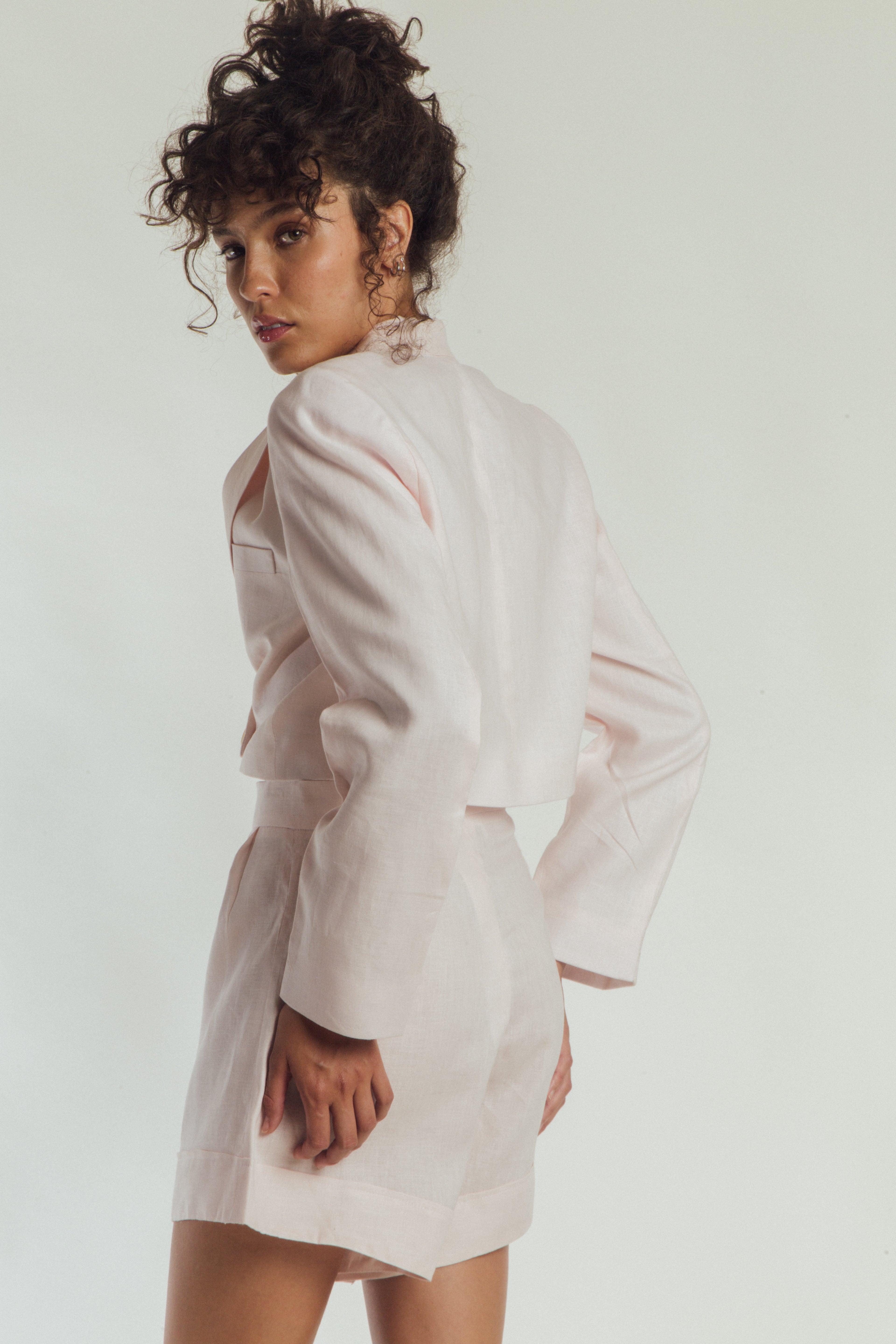 Jackie Crop Blazer Suit