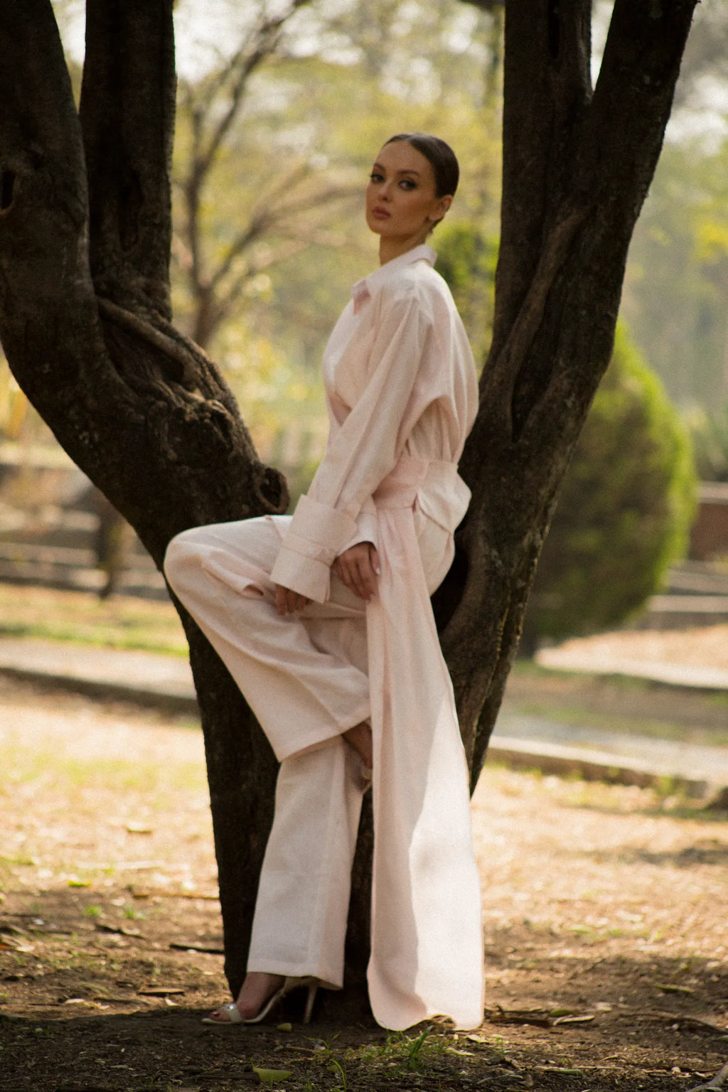 Le Paradis Draped Trousers