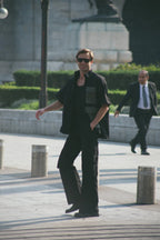 Oversized Pocket Box Shirt Black