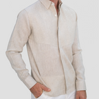 Triangle Tux Pleated Shirt